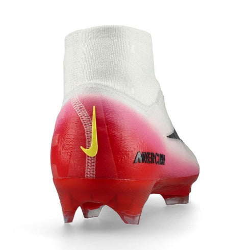 Nike Air Zoom Mercurial Superfly 10 Elite FG Fear Nothing - White/University Red/Dark Obsidian